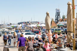 Årets første Öresundsmarked blev afholdt i flot sommervejr. Foto: TorbenStender.