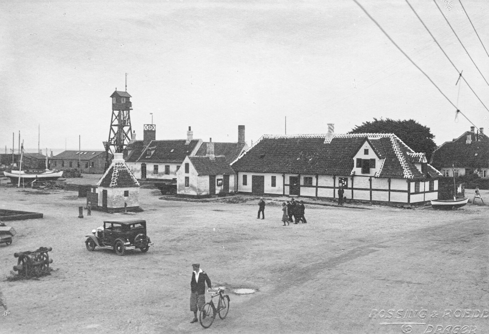 Byens Hus anno 1930. Foto: Historisk Arkiv Drag­ør.