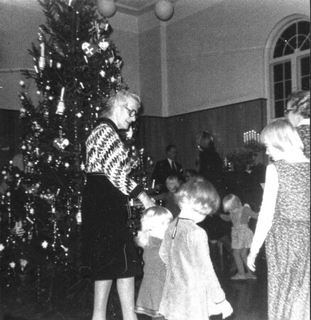 Juletræsfest i missionshuset 1981. Foto: Historisk Arkiv Dragør.