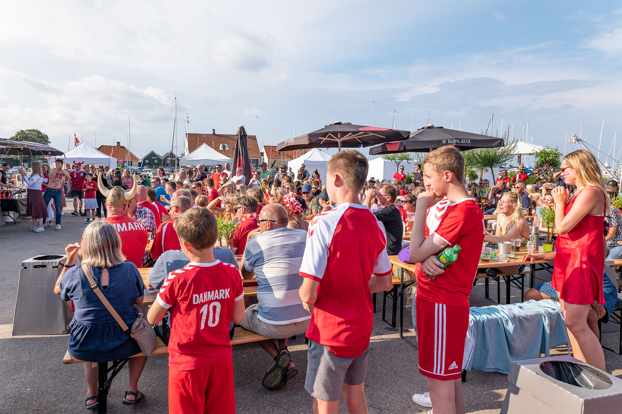 Ved sidste afholdelse af Öresundsmarkedet gik der fodboldfest i den. Foto: TorbenStender.