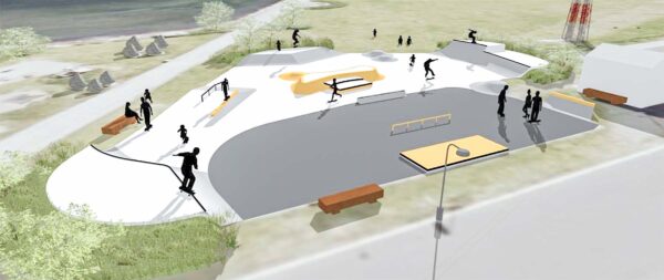 Skateparken skal opføres i et delvist fredet område ved Dragør Havn.