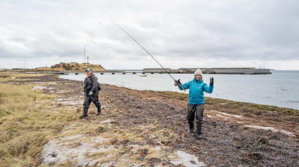 Kysten ved Dragør Søbad ligger ramme til dagens fiskeri. Foto: TorbenStender.