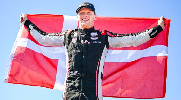 Christian Rasmussen er blevet kåret som årets bilsportskører. Foto: Joe Skibinski.