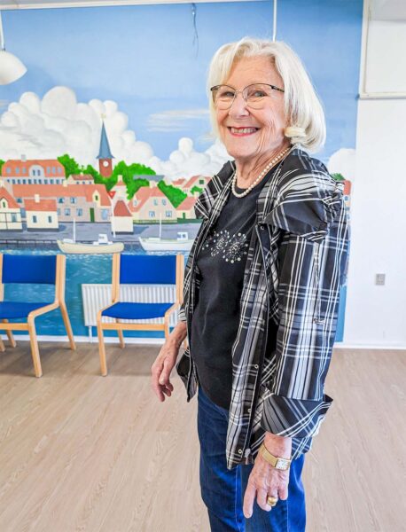 Hanne Vestmar er forhenværende skolelærer og har blandt andet undervist i lancier på Store Magleby Skole. Foto: Rasmus Mark Pedersen.
