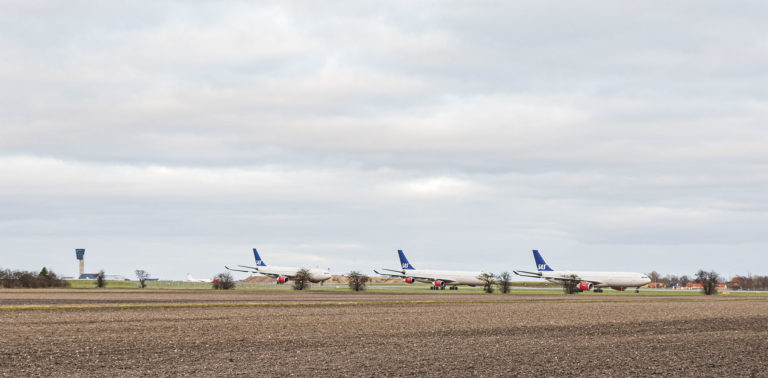 Nedgangen i flyvninger får konsekvenser. Foto: HAS.