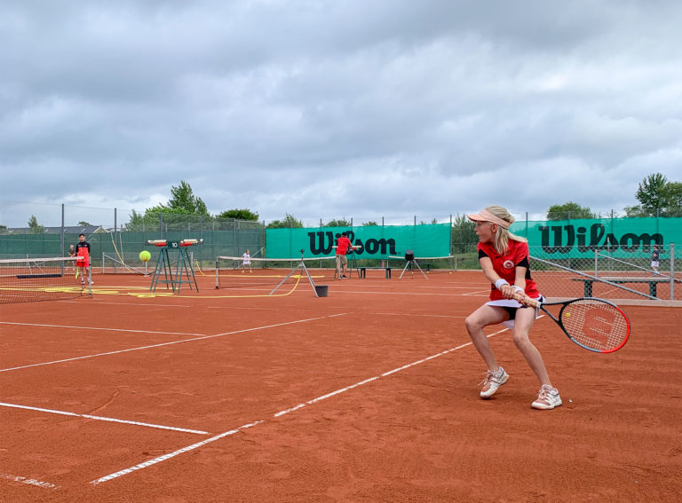 Madeleine Dehn Christoffersen i aktion til Drag­ør Cup.