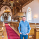Jens Bach Pedersen i Drag­ør Kirke. Foto: ­Thomas Mose.