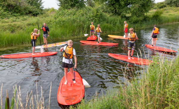 En af de populære aktiviteter er »stand-up-paddle«. Foto: TorbenStender.