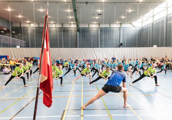 Opvisningen af årets højdepunkt for ALG-gymnasterne. Foto: TorbenStender.