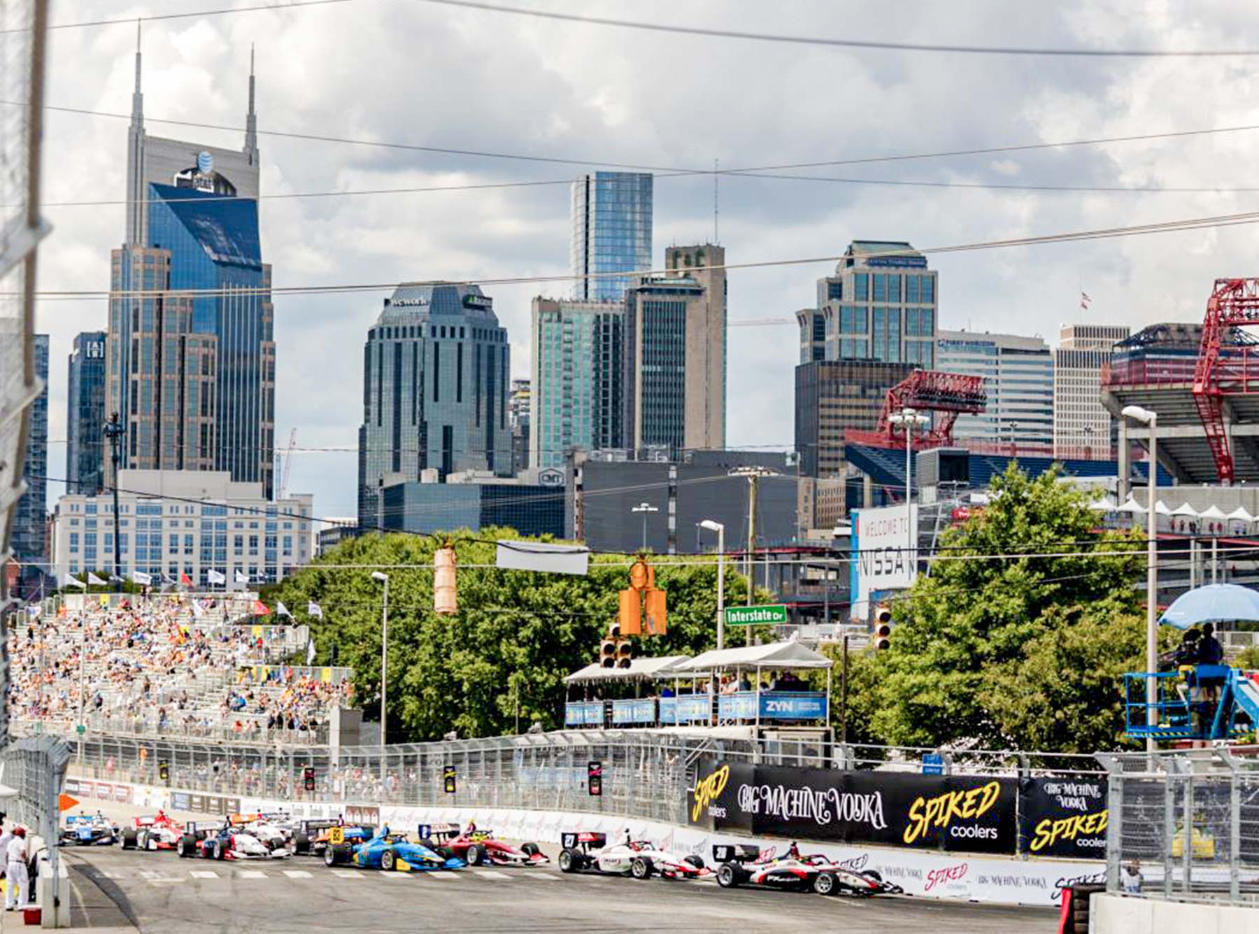 Music City Grand Prix køres i centrum af Nashville.