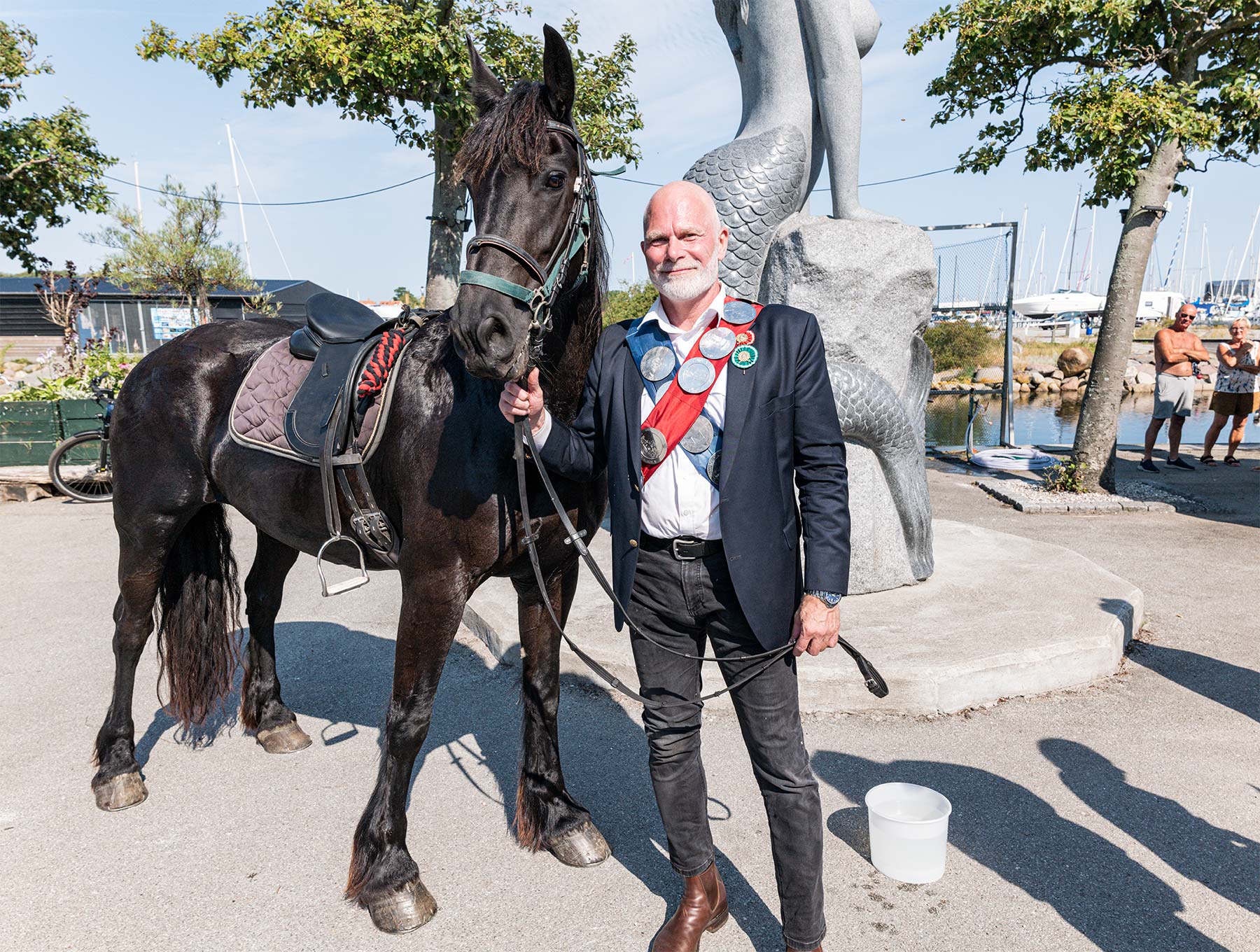 Kong René og hesten Marbel. Foto: TorbenStender.