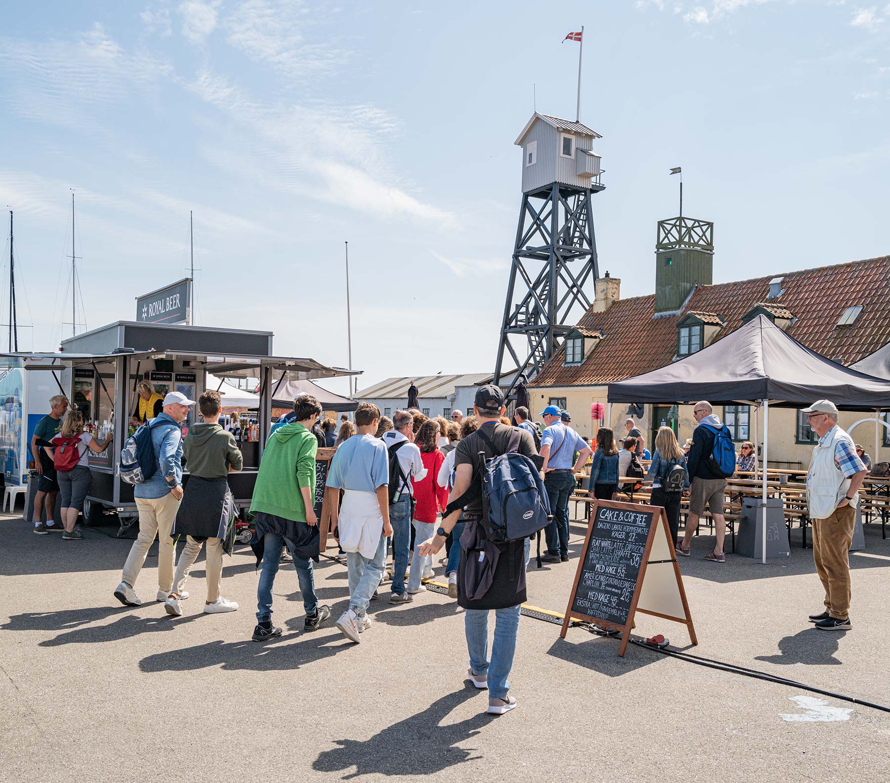 Öresundsmarkedet stiller den kommende weekend atter op på havnepladsen i Dragør. Foto: TorbenStender.