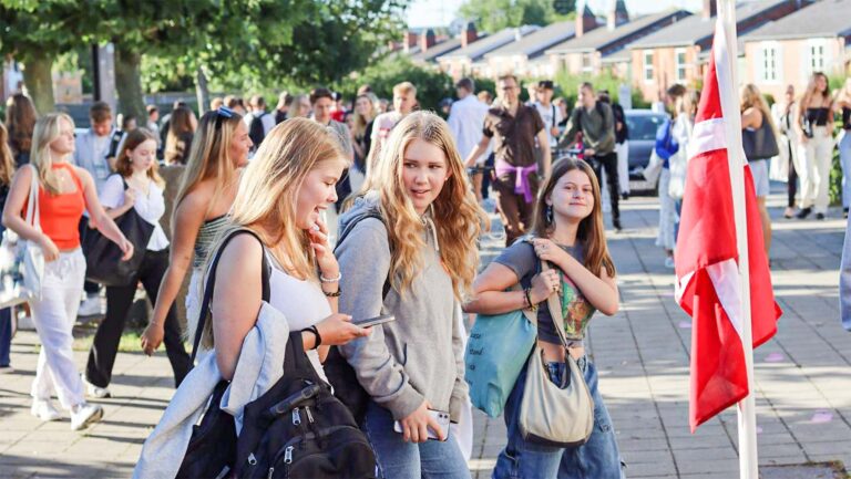 Første skoledag på Tårnby Gymnasium og HF.