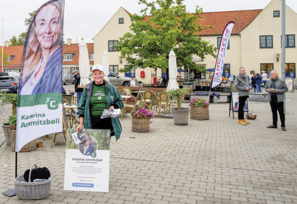 Lørdag den 15. oktober har flere partier taget opstilling på Neels Torv. Foto: TorbenStender.