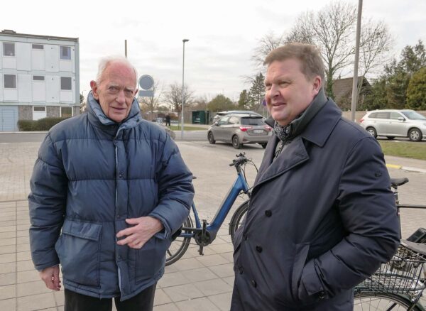 Borgmesteren afholder åbent hus på Sydstranden. Foto: Dines Bogø.