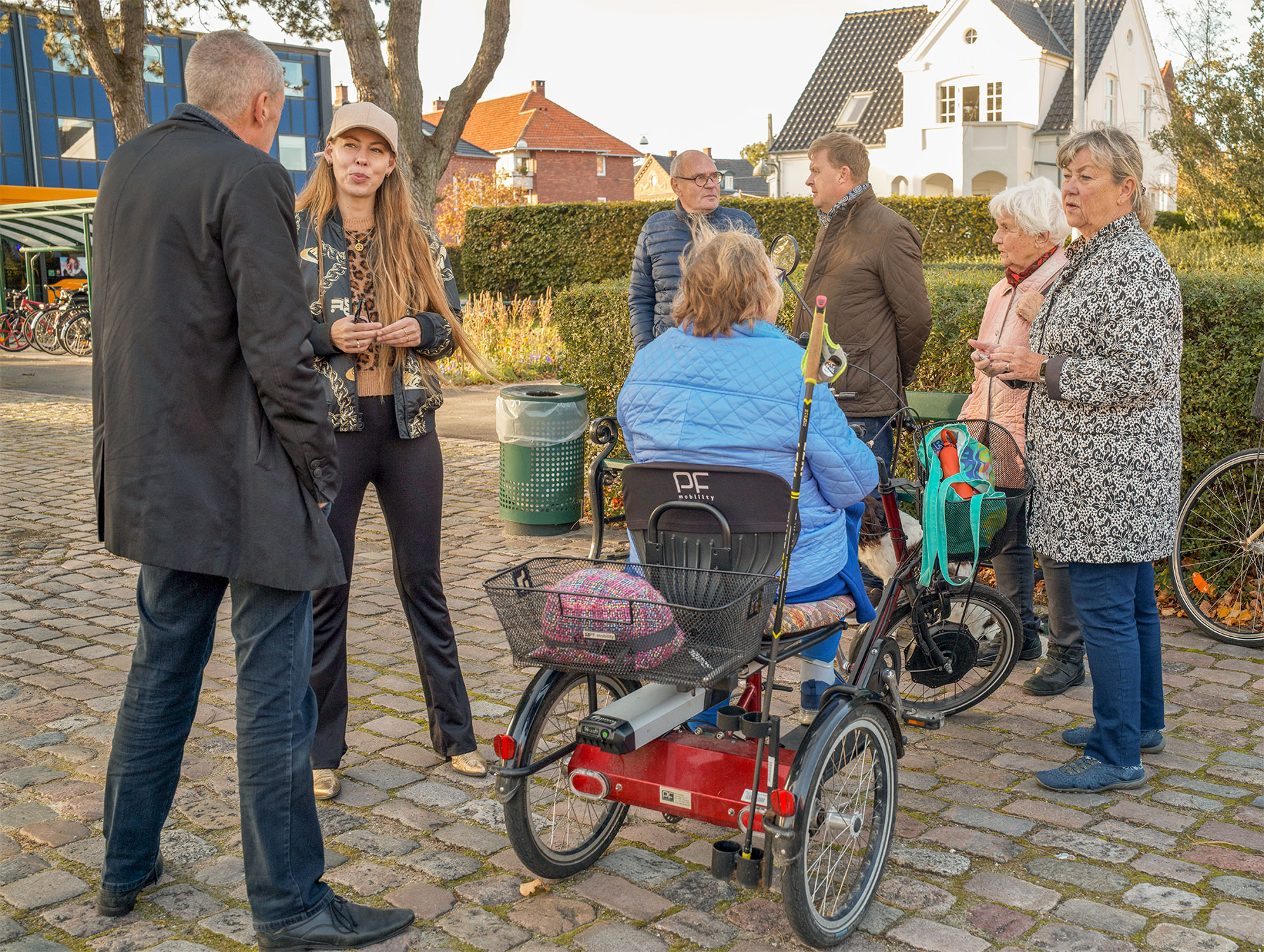 Borgmesteren møder borgere på Nordre Væl. Foto: TorbenStender.