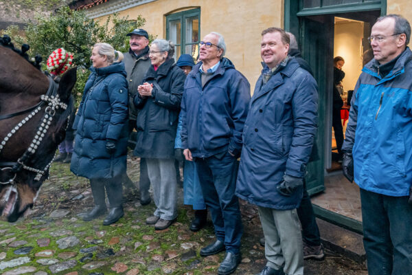 Borgmester Kenneth Gøtterup deltager i fastelavnsfejringen på Amagermuseet. Foto: TorbenStender.