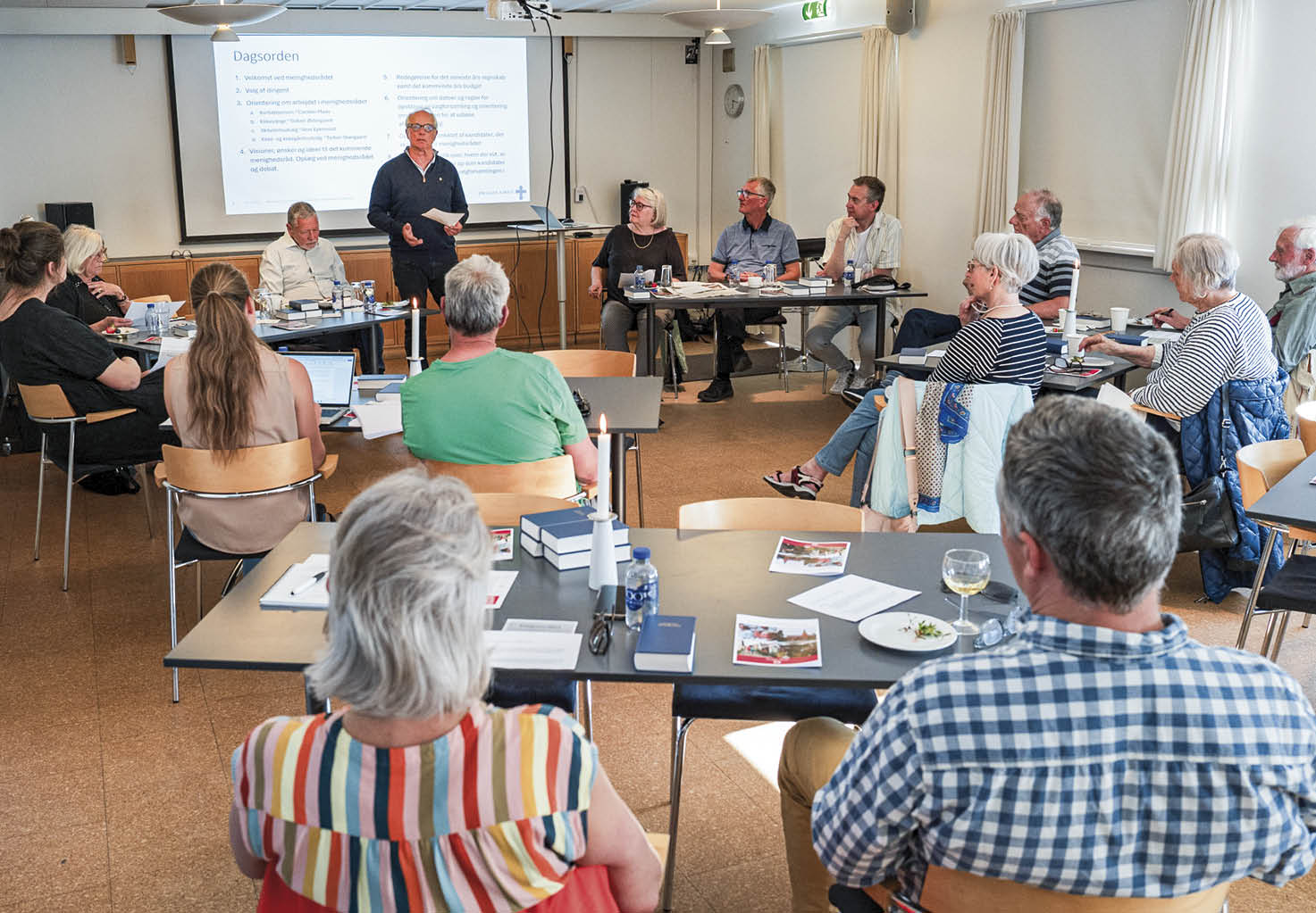 Dragør Sogns menighedsråd fortæller om deres arbejde. Foto: TorbenStender.