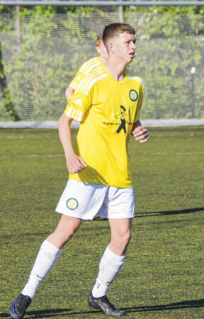 Tobias Hjort – en tekniker ud over det sædvanlige – var igen på holdkortet mod FK Prespa.Foto: Henrik Rosschou.