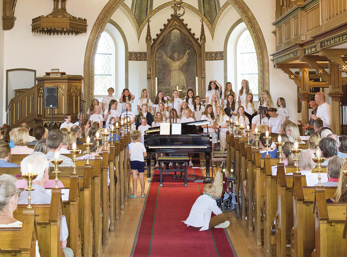 Børne- og ungdomskoret afslutter igen i år sæsonen med en koncert. Arkivfoto: TorbenStender.