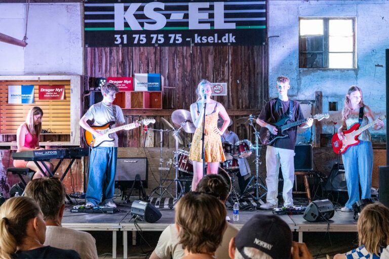 Bands fra Dragør Musik- og Kulturskole var blandt deltagerne på sidste års event Musik op det gamle værft i Dragør. Arkivfoto: TorbenStender.