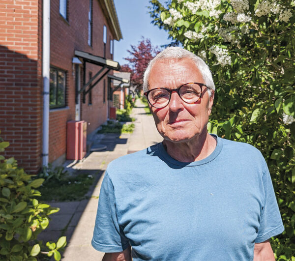 Søren Keldorff har været formand for Boligselskabet Strandparken i 12 år. Foto: Rasmus Mark Pedersen.