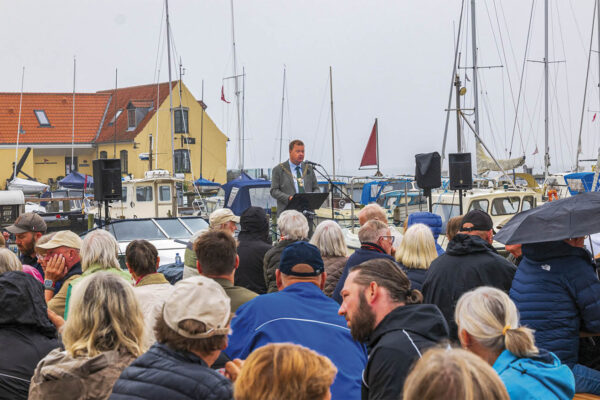 Borgmester Kenneth Gøtterup står for den officielle velkomst. Foto: TorbenStender.