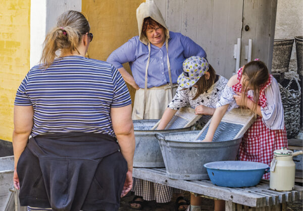 Der er godt gang i vaskebaljerne. Foto: TorbenStender.