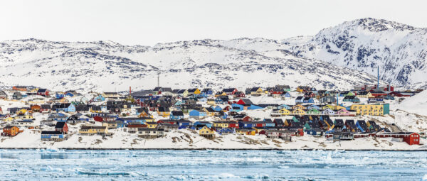 Ilulissat er Grønlands trejde største by, og ligger i vestgrønland på østkysten af Diskobugten. Arkivfoto.