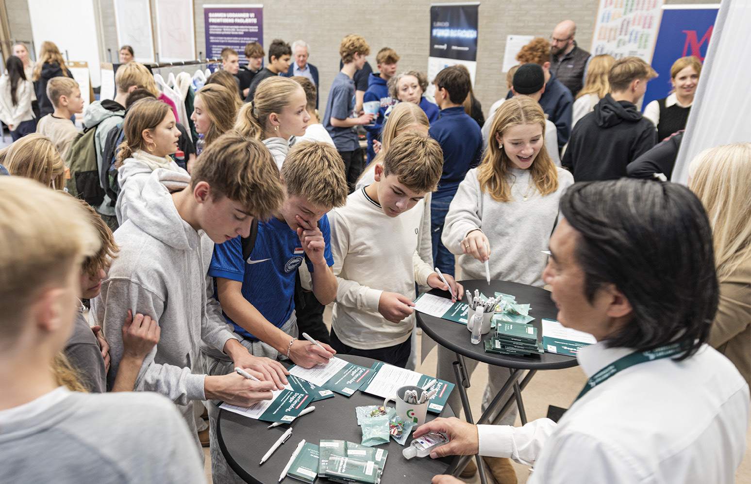 Karrieremessen på Store Magleby Skole får besøg fra kommunens tre folkeskoler og omkring 25 virksomheder, der hovedsageligt stammer fra lokalområdet. Arkivfoto: Thomas Mose.