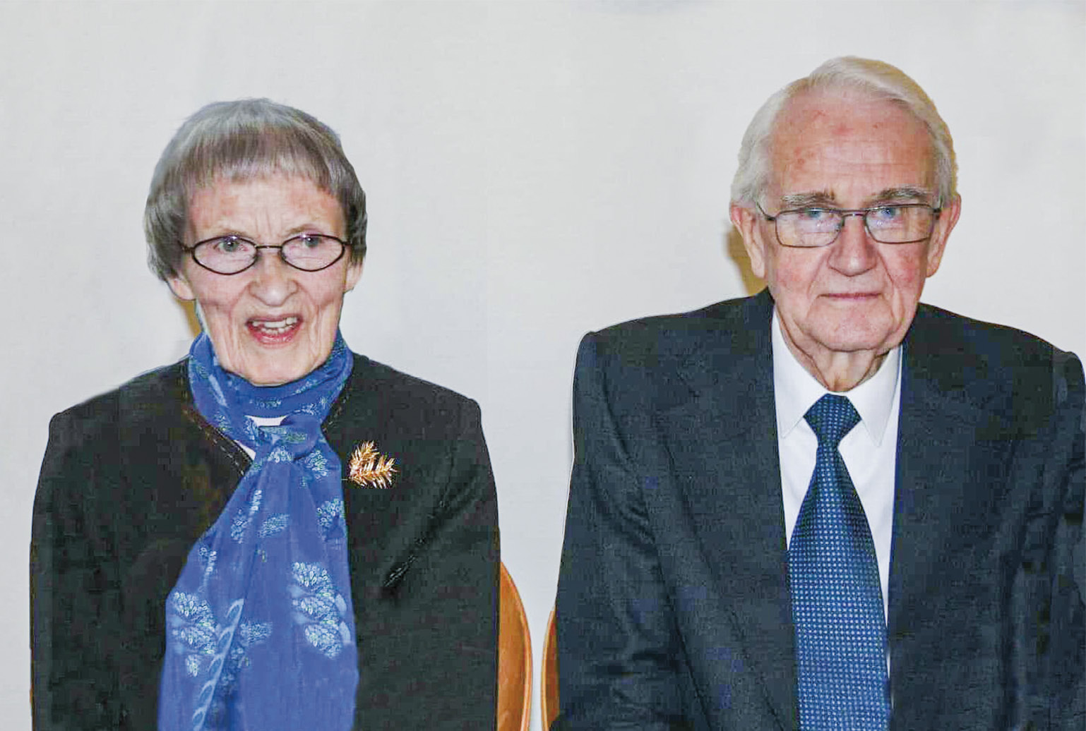 Jan og Rigmor Zibrandtsen ses her sammen ved Jans 80-års-fødselsdag i 2009.Privatfoto.