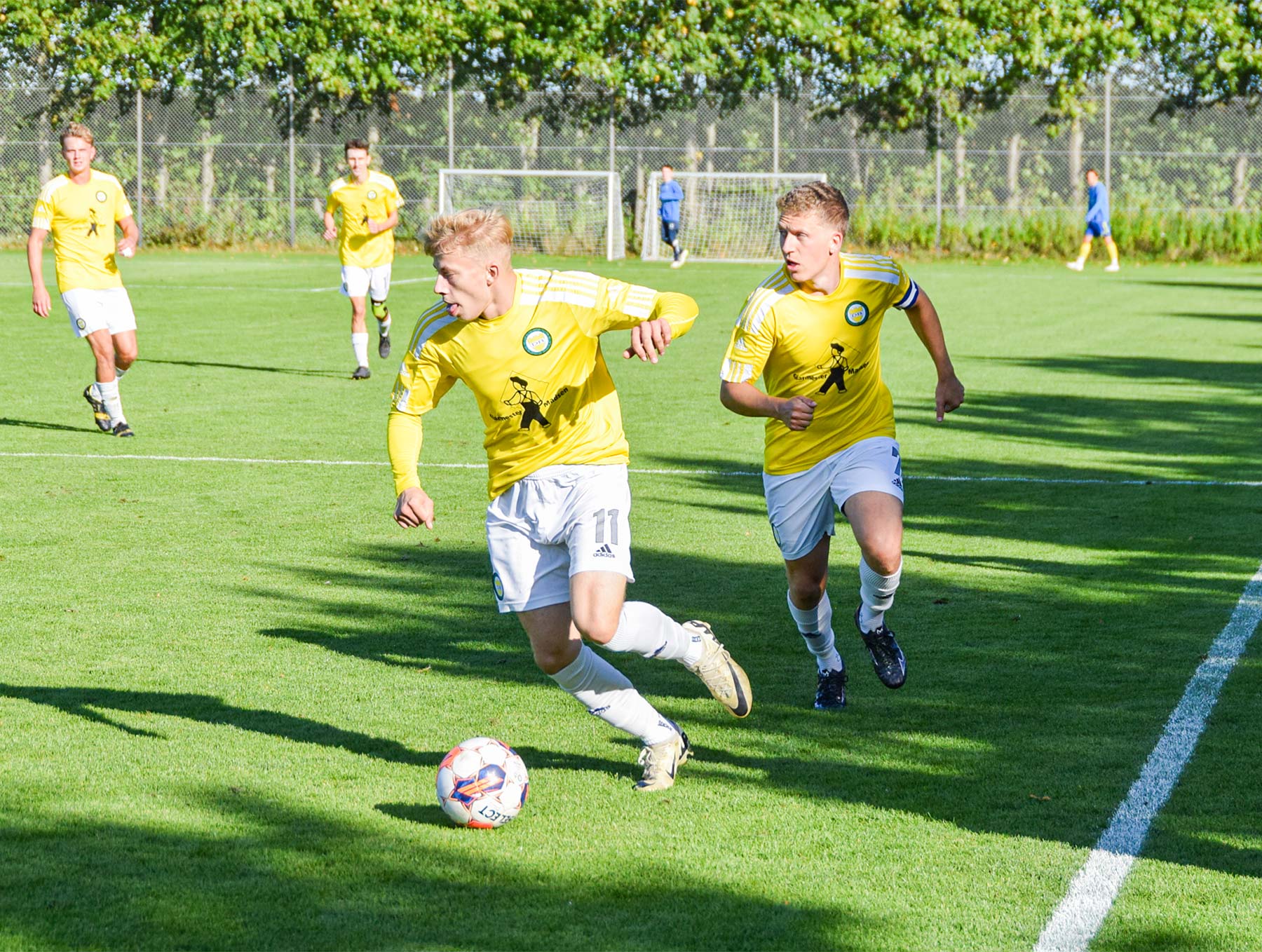 Mathias Rahbek (tv.) og Frederik Frost har kurs mod NB Bornholm-målet. Foto: Henrik Rosschou.