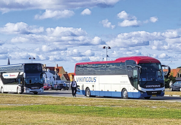 Snart er det slut med langtidsparkering for busser ved havnen. Turistbusser med gæster på korte besøg må dog gerne holde der. Foto: Tim Panduro.