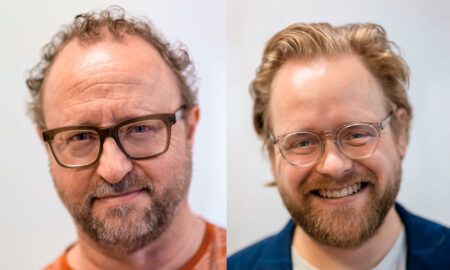 Henrik Askø Stark og Rasmus Mark Pedersen fra Dragør Nyt. Foto: TorbenStender.