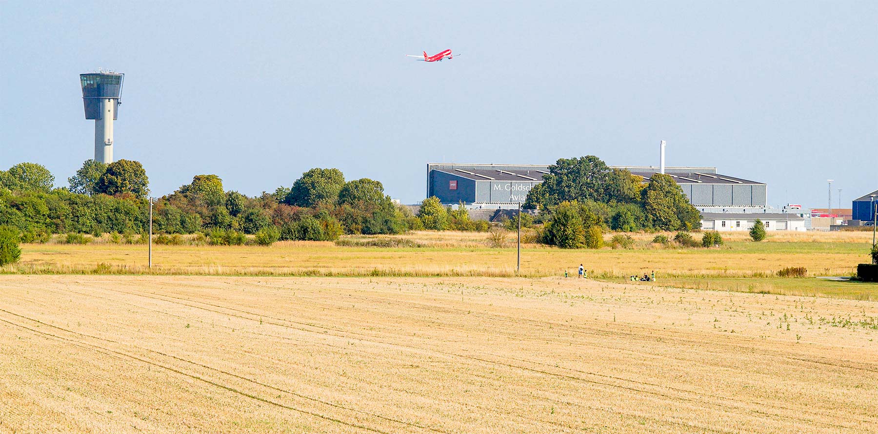 »Dragør Industriby« skal placeres i det åbne land på Nordre Dragørvej. Foto: Kenneth Olsen. 