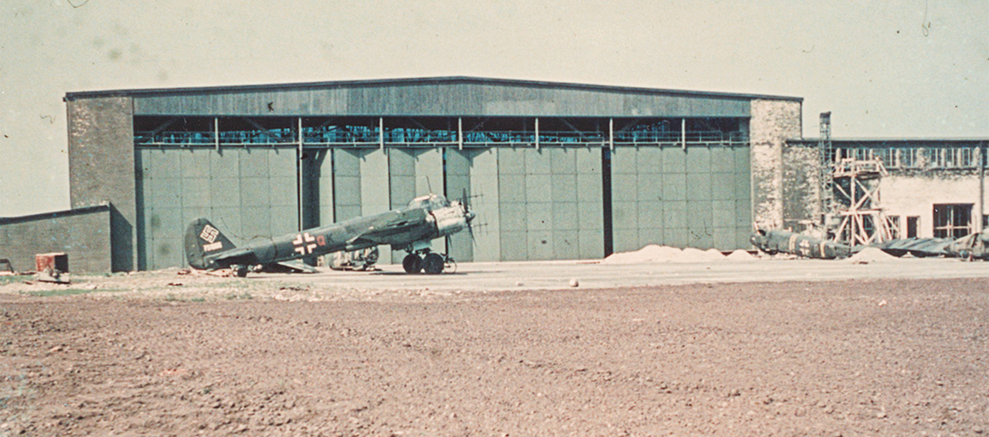 Sådan tog Hollænderhallen sig ud, da den stadig var en del af Werft Magleby. Foto: Historisk Arkiv Dragør