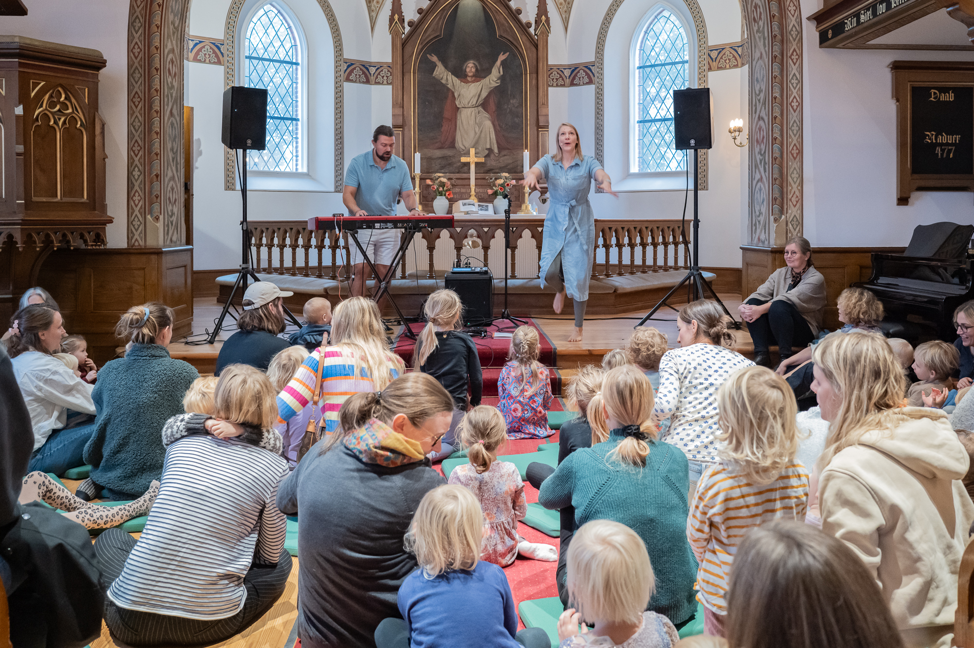 Koncert med Musikflyveren i Dragør Kirke lørdag den 26. oktober 2024. Foto: Torben Stender.